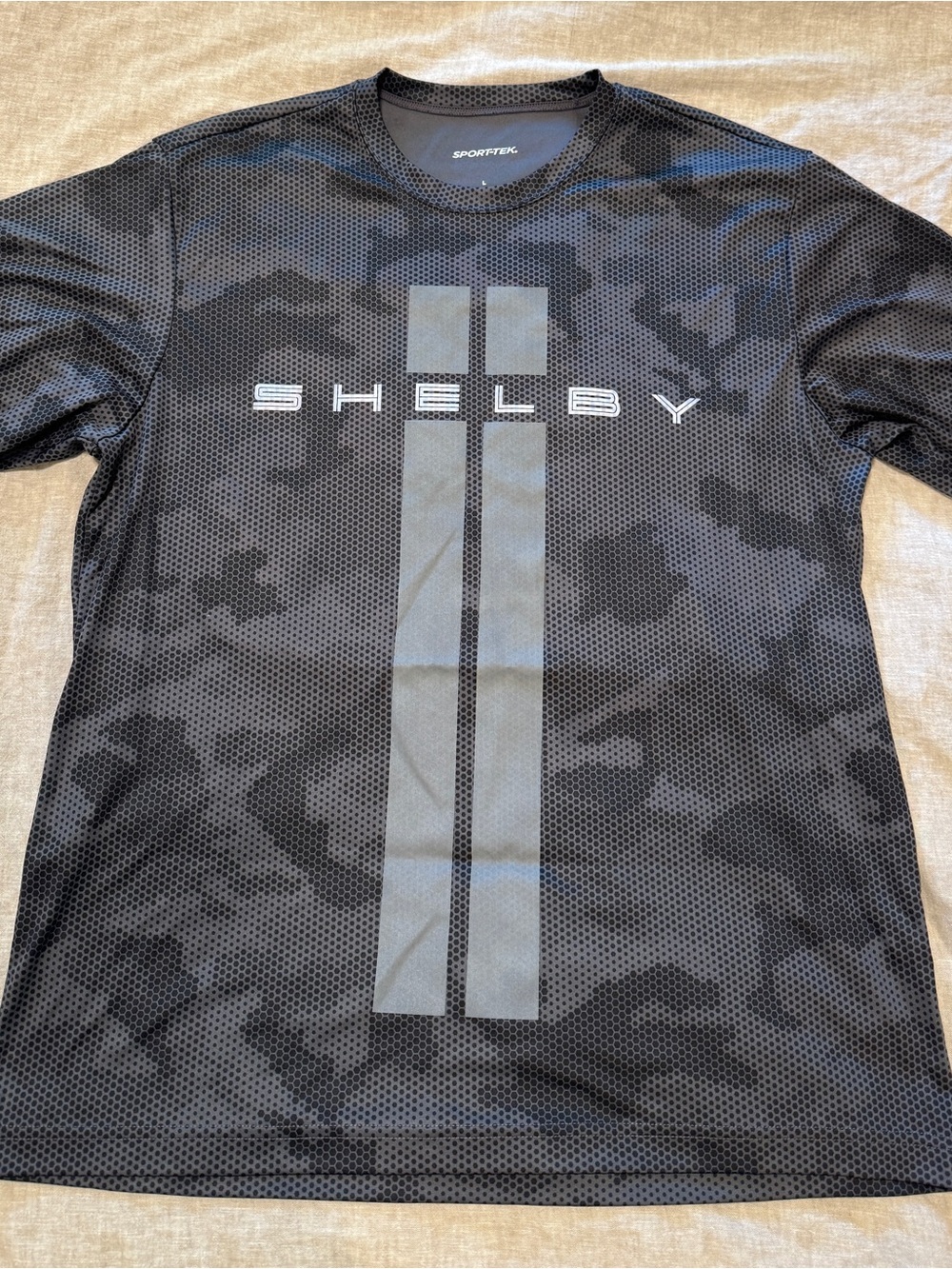 Sport-Tek Men's Black Shelby Cobra Performance Tee View 2